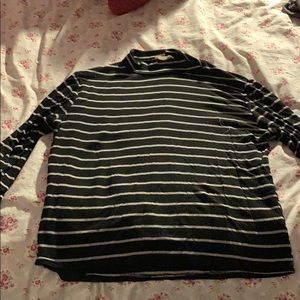 Black and white striped shirt